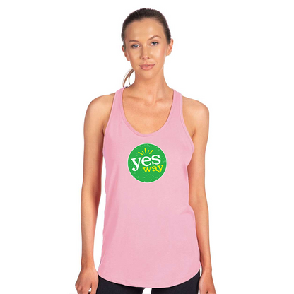 Women's Yes Way  Next Level Ideal Racerback Tank