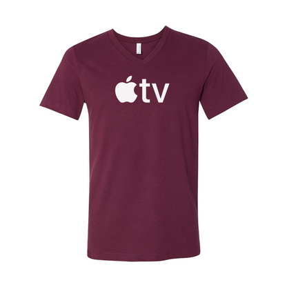Apple TV BELLA  CANVAS  Jersey V-Neck Tee