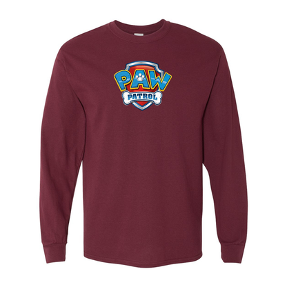 Men's Paw Patrol Gildan Heavy Cotton Long Sleeve T-Shirt