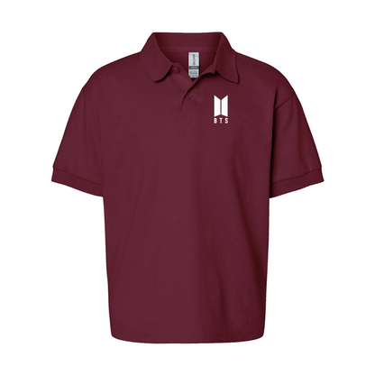 Youth's BTS Gildan Dry Blend Jersey Polo