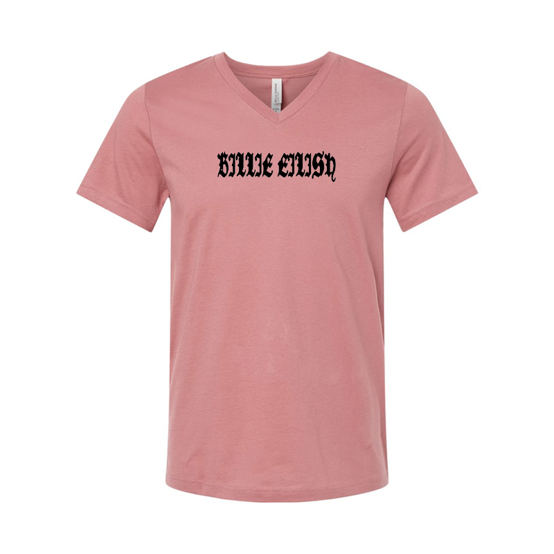 Billie Eilish BELLA  CANVAS  Jersey V-Neck Tee