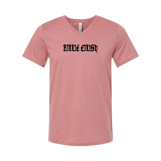 Billie Eilish BELLA  CANVAS  Jersey V-Neck Tee