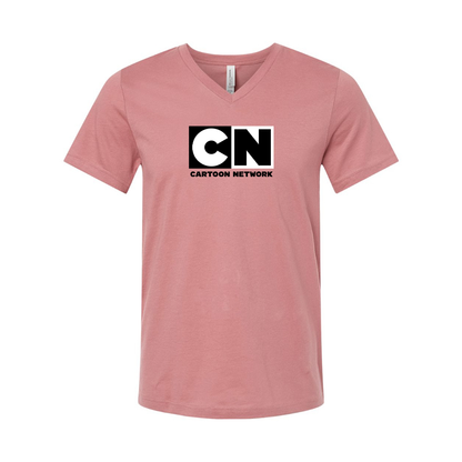 Cartoon Network BELLA  CANVAS  Jersey V-Neck Tee