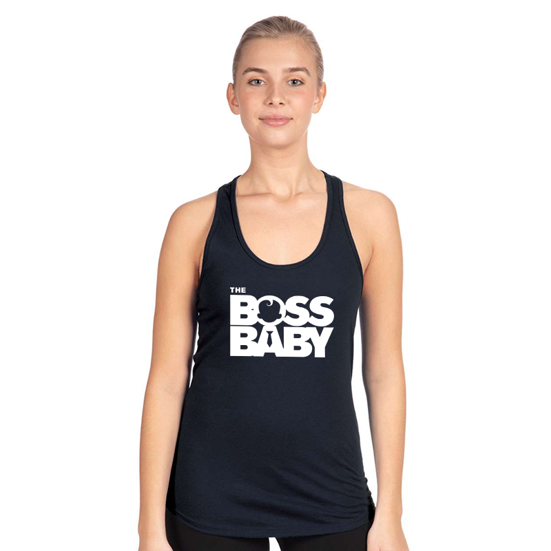 Women's Boss Baby  Next Level Ideal Racerback Tank