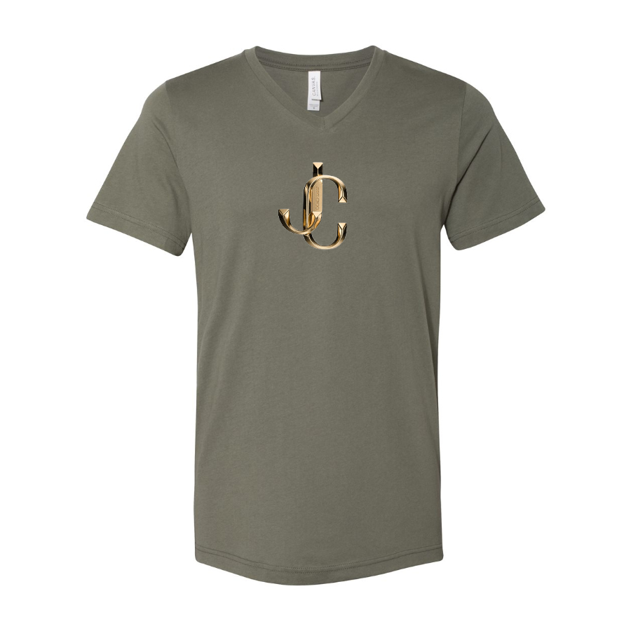 Jimmy Choo BELLA  CANVAS  Jersey V-Neck Tee