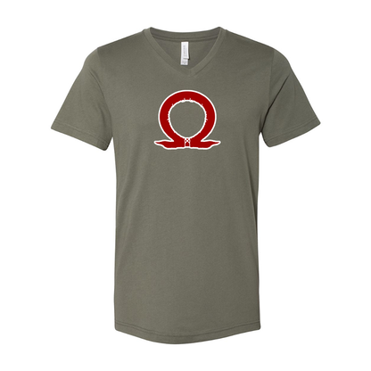 God Of War BELLA  CANVAS  Jersey V-Neck Tee