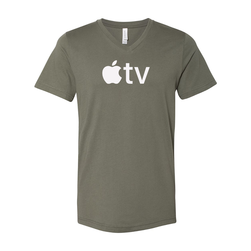 Apple TV BELLA  CANVAS  Jersey V-Neck Tee