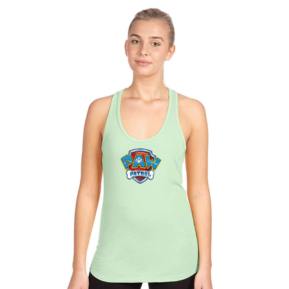 Women's Paw Patrol Next Level Ideal Racerback Tank