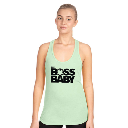 Women's Boss Baby  Next Level Ideal Racerback Tank