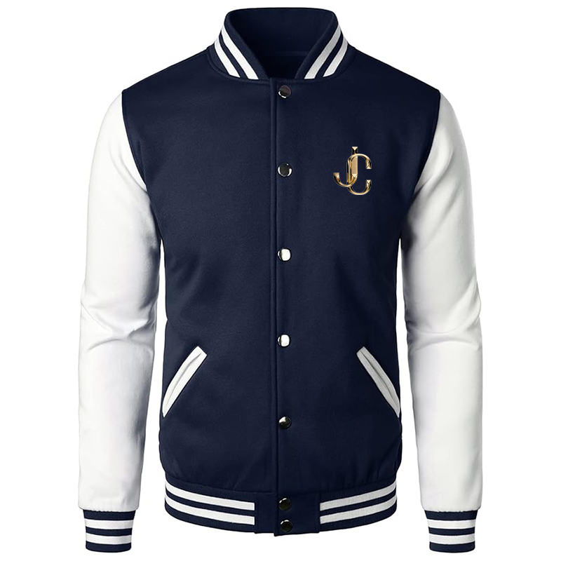 Men’s  Jimmy Choo Varsity Baseball Jacket Cotton Blend Letterman Jackets