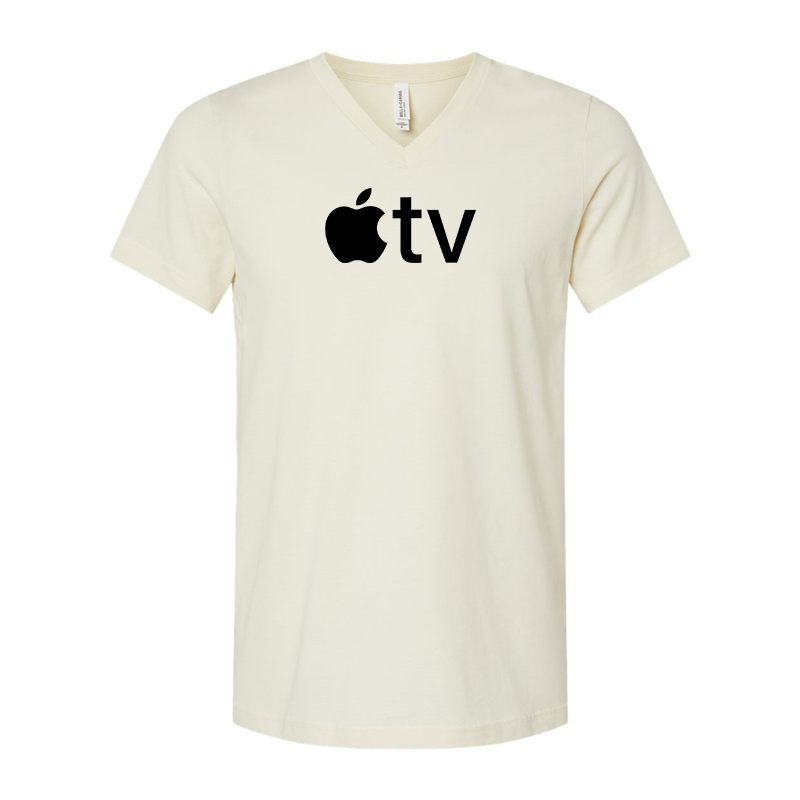 Apple TV BELLA  CANVAS  Jersey V-Neck Tee