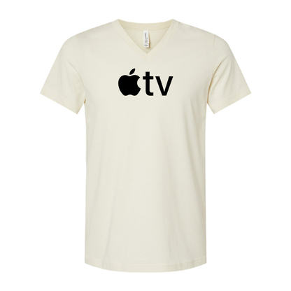 Apple TV BELLA  CANVAS  Jersey V-Neck Tee