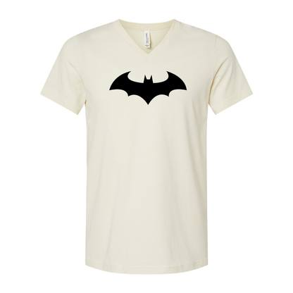 Batman BELLA  CANVAS  Jersey V-Neck Tee