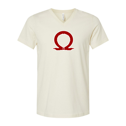 God Of War BELLA  CANVAS  Jersey V-Neck Tee