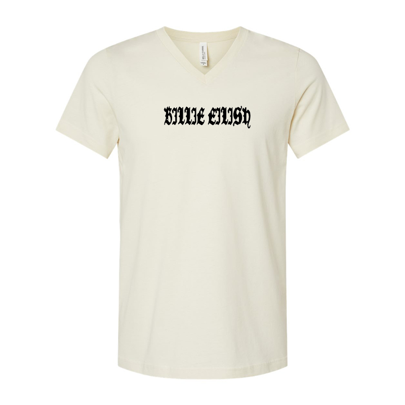 Billie Eilish BELLA  CANVAS  Jersey V-Neck Tee