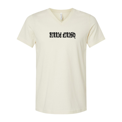 Billie Eilish BELLA  CANVAS  Jersey V-Neck Tee