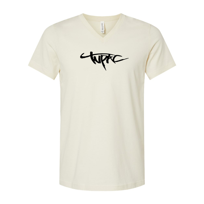 Tupac BELLA  CANVAS  Jersey V-Neck Tee