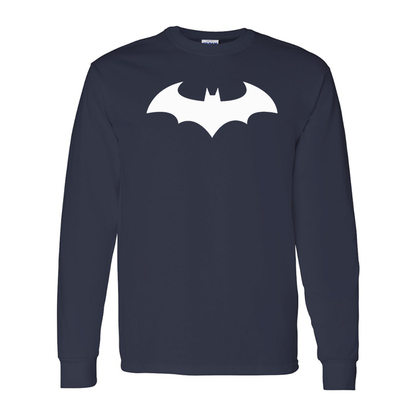 Men's Batman Gildan Heavy Cotton Long Sleeve T-Shirt