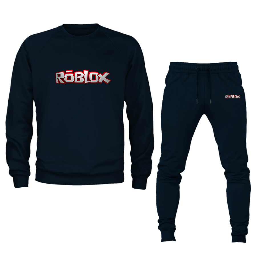 Men's Roblox Game Crewneck Sweatshirt Joggers Suit