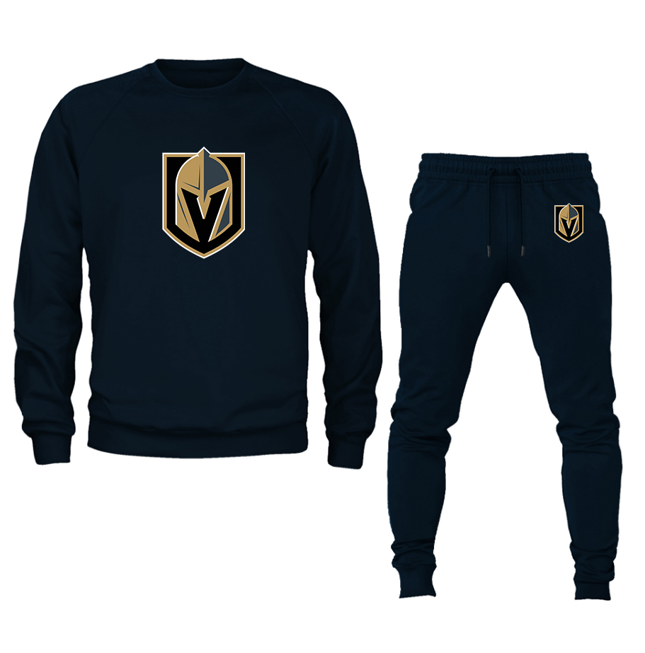 Men's NHL - Vegas Golden Knights Crewneck Sweatshirt Joggers Suit