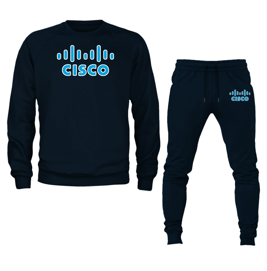 Men's Cisco Crewneck Sweatshirt Joggers Suit