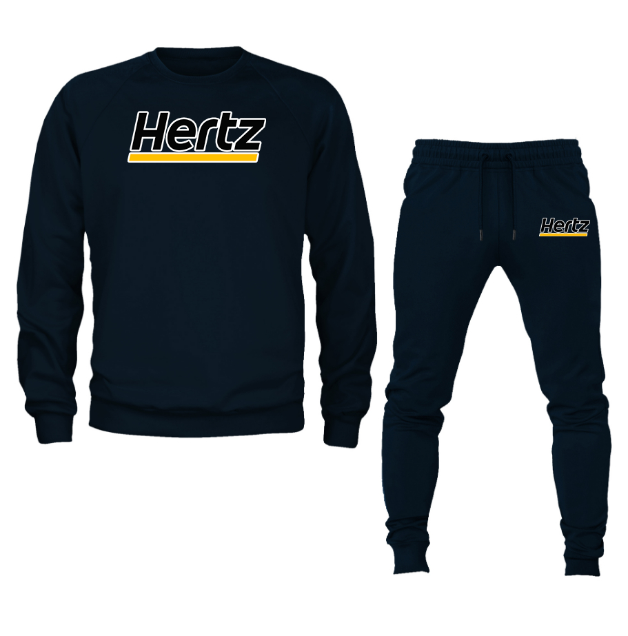Men's Hertz Crewneck Sweatshirt Joggers Suit