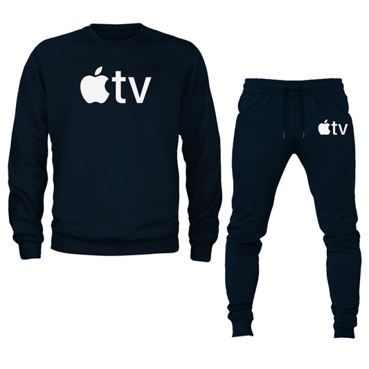 Men's Apple TV  Crewneck Sweatshirt Joggers Set