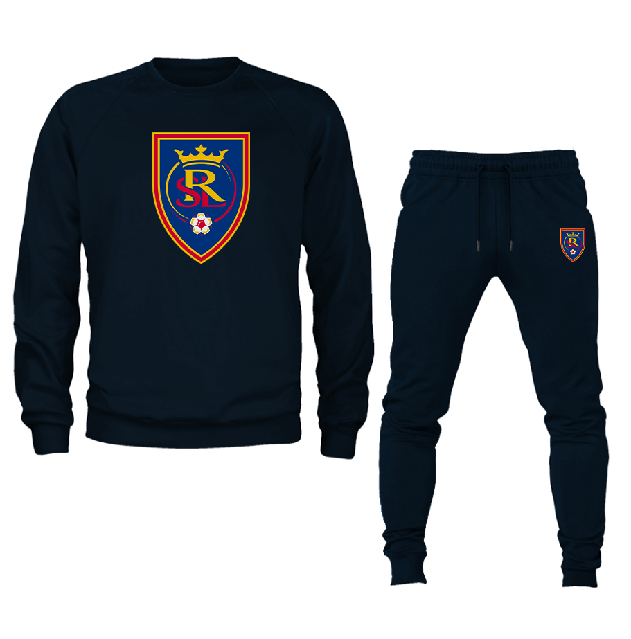 Men's Real Salt Lake Soccer Crewneck Sweatshirt Joggers Suit