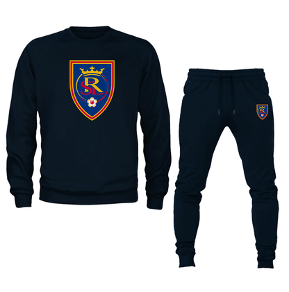 Men's Real Salt Lake Soccer Crewneck Sweatshirt Joggers Suit