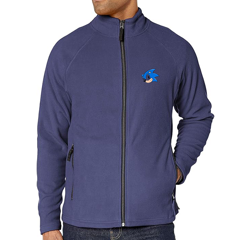 Men's  Sonic the Hedgehog Clique Summit Full-Zip Microfleece