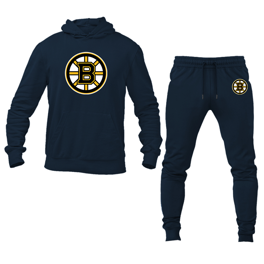Men's NHL Boston Bruins Hoodie and Joggers Set