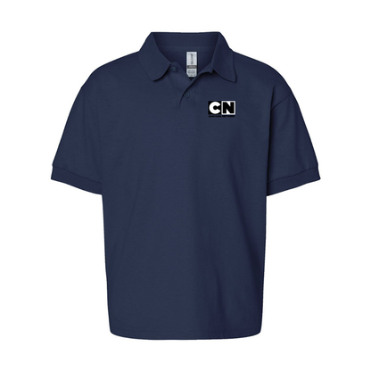 Youth's Cartoon Network Gildan Dry Blend Jersey Polo