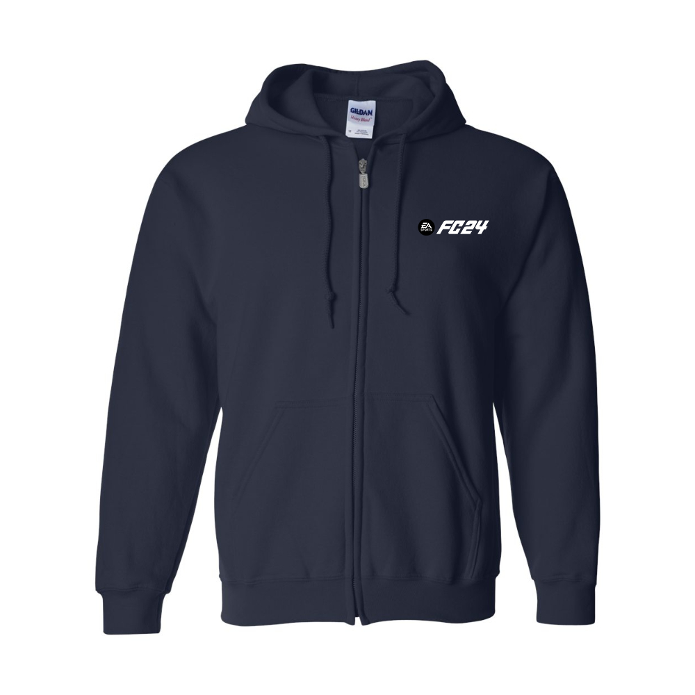 Men's EA Sports FC 24 Gildan Heavy Blend Full-Zip Hooded Sweatshirt