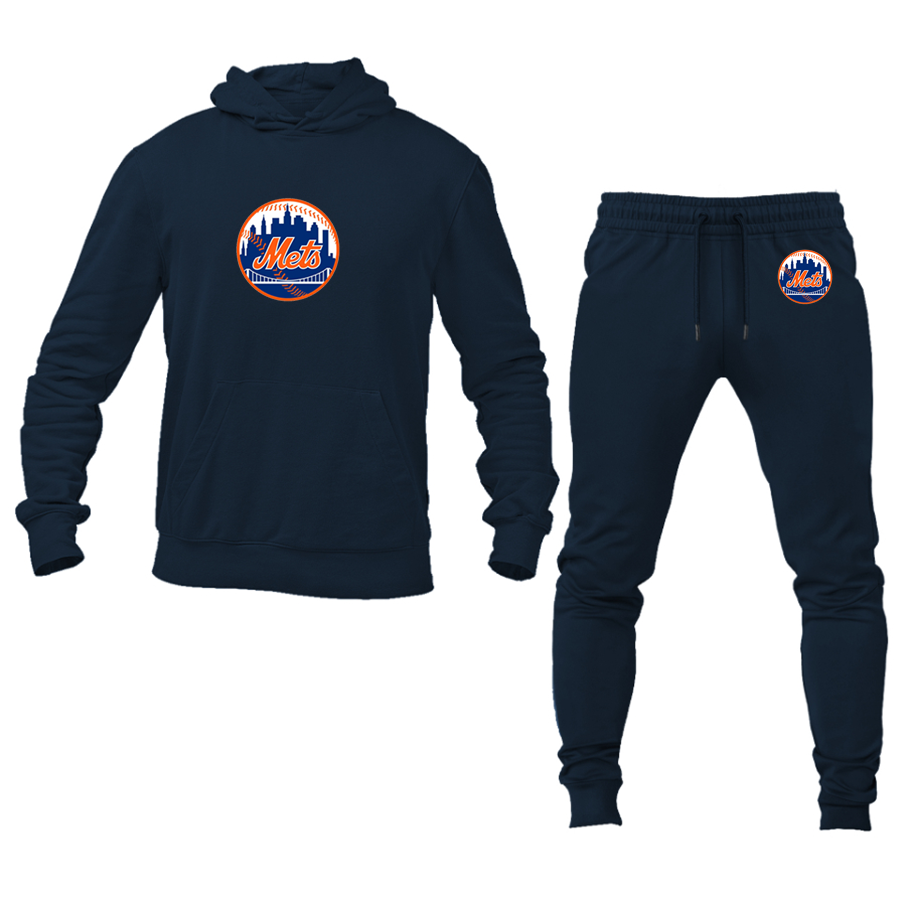 Men's New York Mets Hoodie and Joggers Set