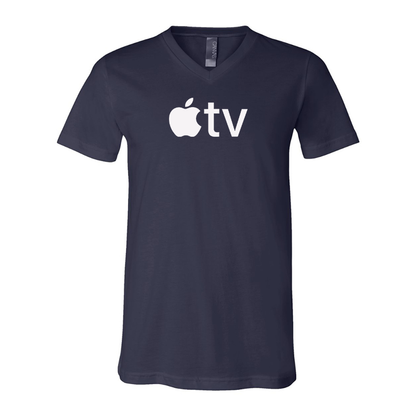 Apple TV BELLA  CANVAS  Jersey V-Neck Tee