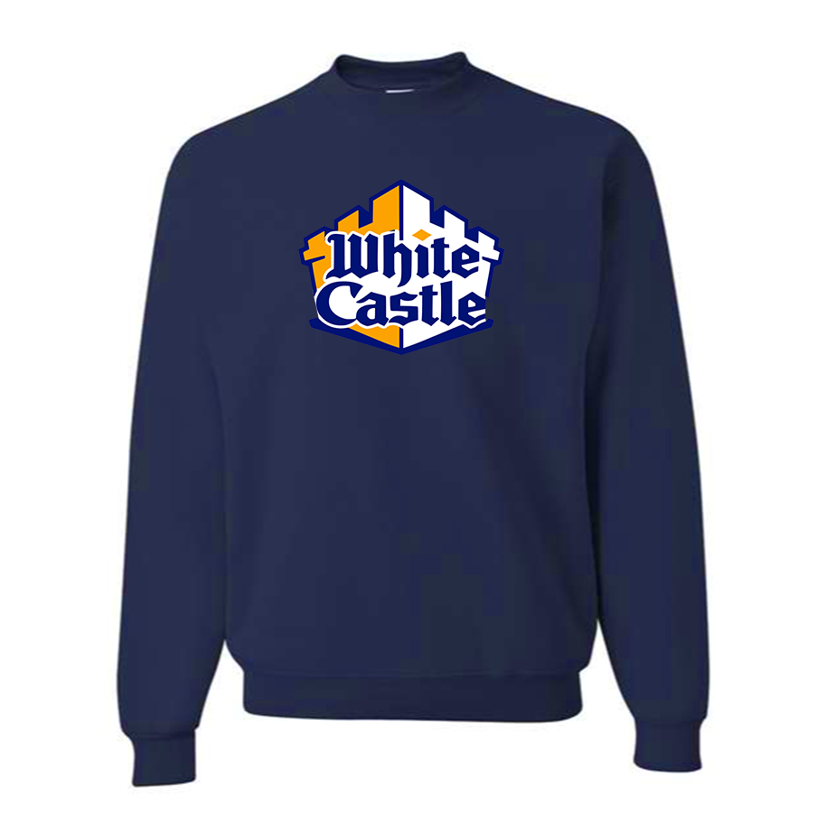 Men's White Castle Crewneck Sweatshirt