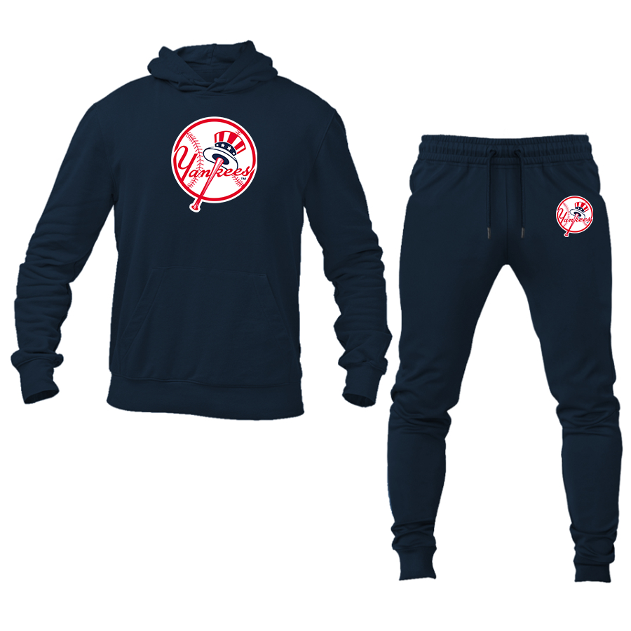 Men's Yankees NY Hoodie and Joggers Set