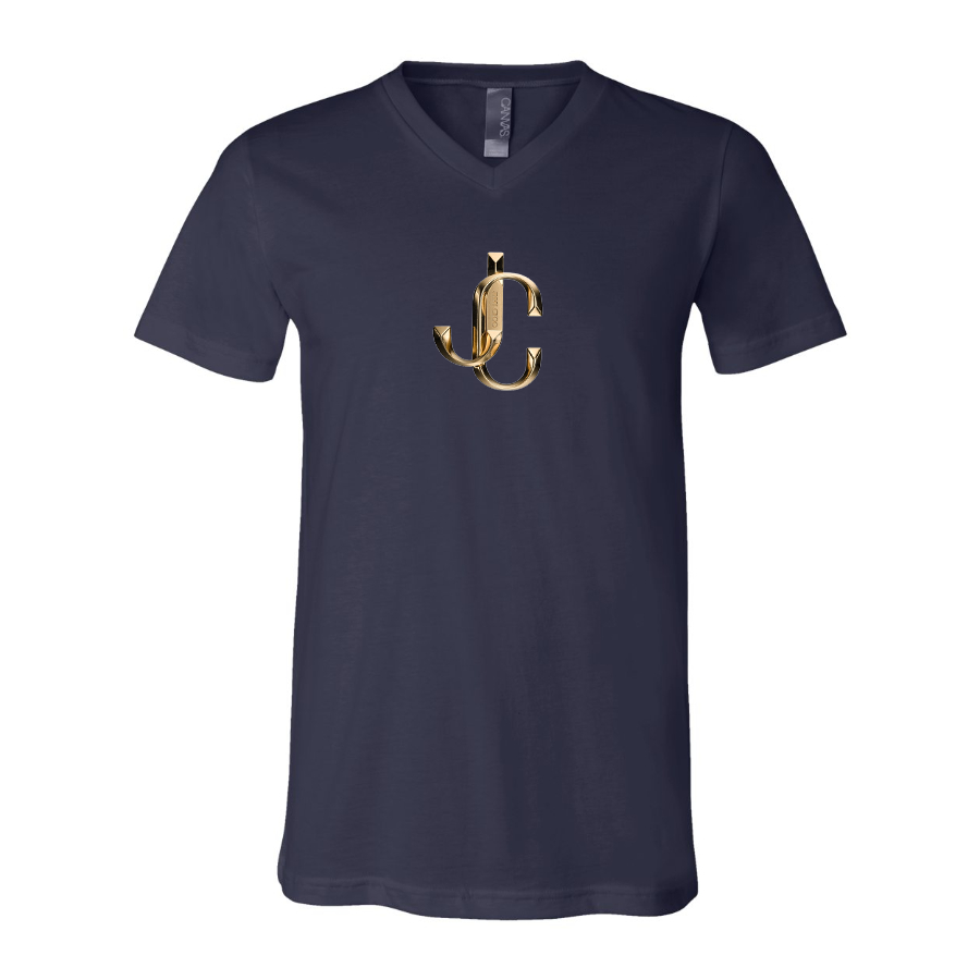 Jimmy Choo BELLA  CANVAS  Jersey V-Neck Tee
