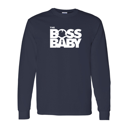 Men's Boss Baby  Gildan Heavy Cotton Long Sleeve T-Shirt