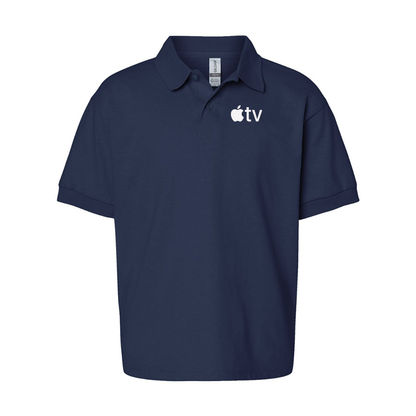 Youth's Apple TV Gildan Dry Blend Jersey Polo