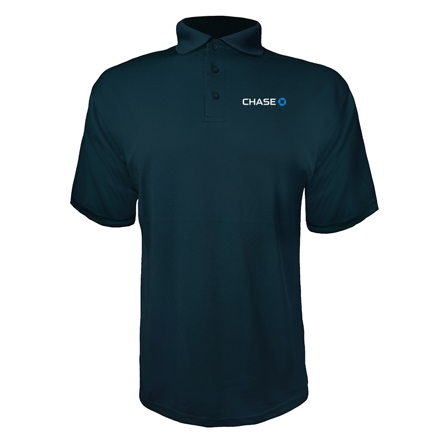 Men' Chase Bank Polyester Polos