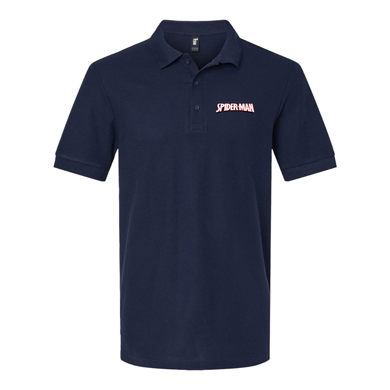 Men's Spider Man  Gildan Hammer Pique Polo