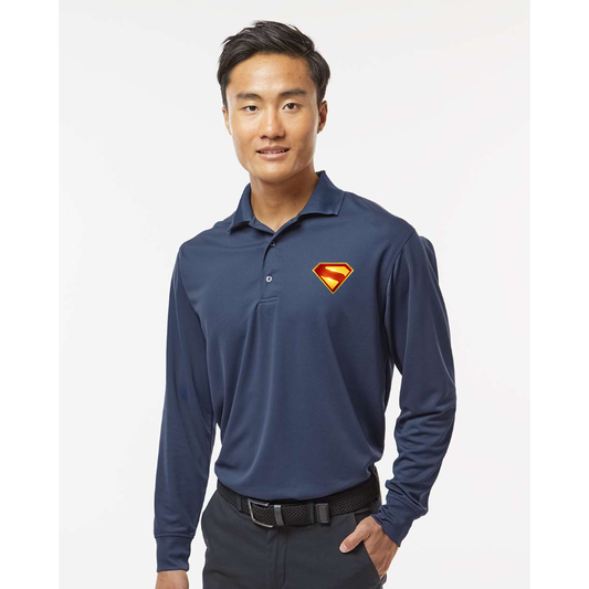 Men's Superman 2025 Paragon Prescott Long Sleeve Polo
