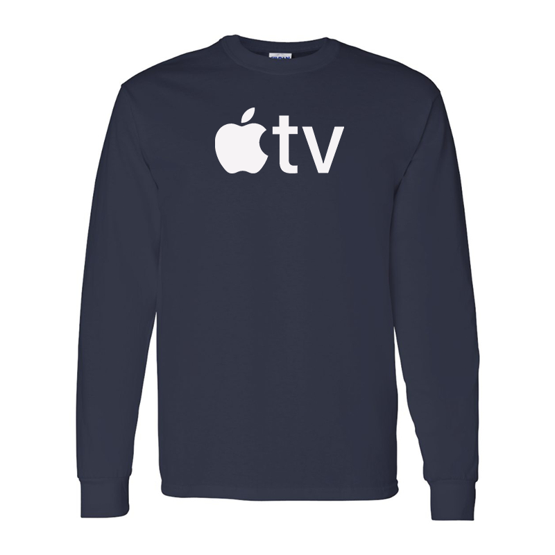 Men's Apple TV  Gildan Heavy Cotton Long Sleeve T-Shirt