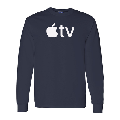 Men's Apple TV  Gildan Heavy Cotton Long Sleeve T-Shirt