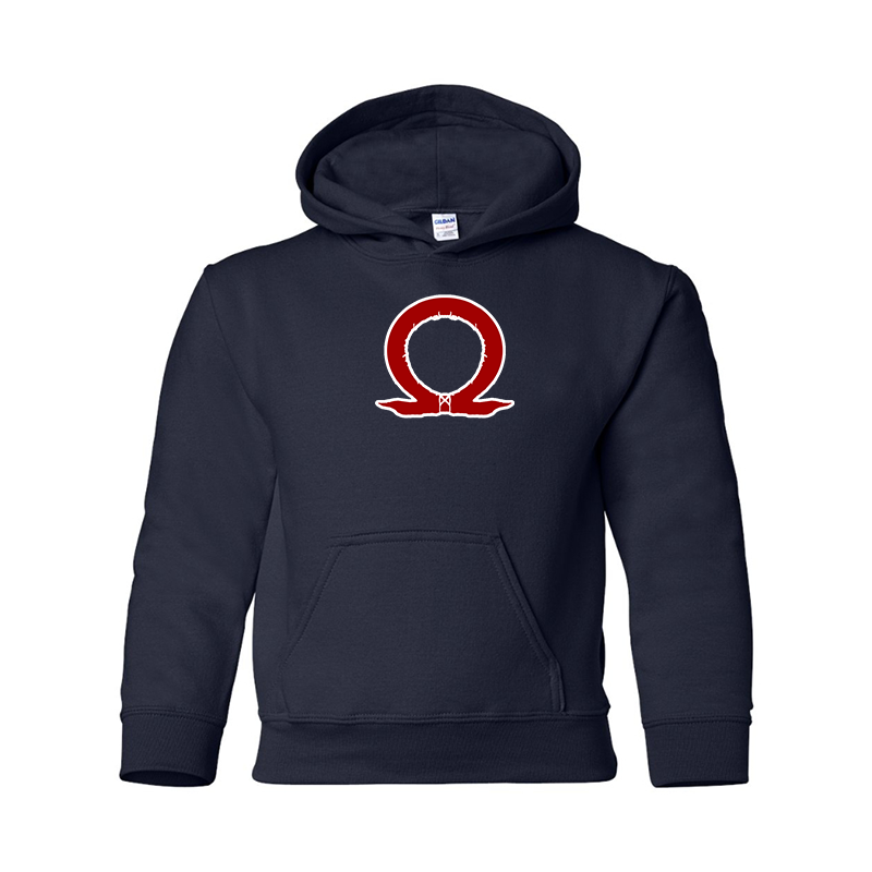 Youth's God Of War Gildan Heavy Blend Hooded Sweatshirt