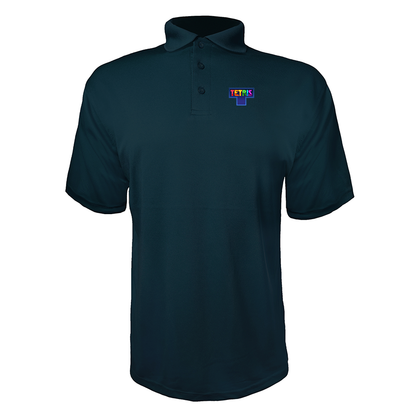 Men's Tetris Polyester Polos