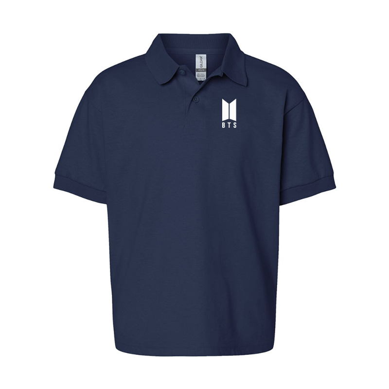 Youth's BTS Gildan Dry Blend Jersey Polo