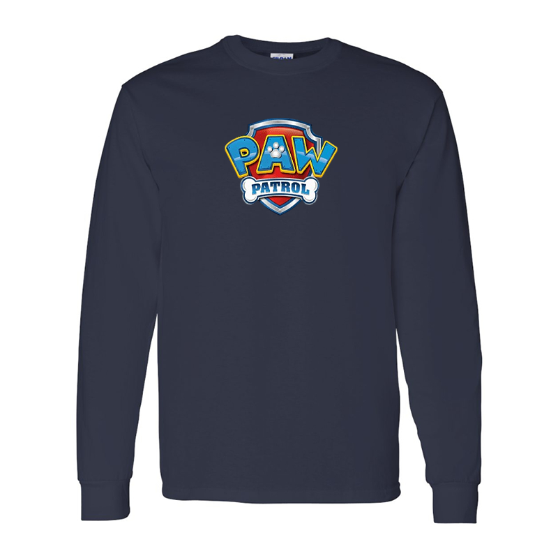 Men's Paw Patrol Gildan Heavy Cotton Long Sleeve T-Shirt