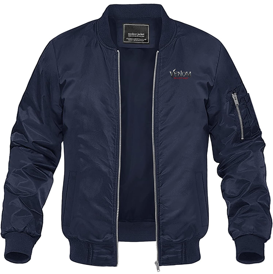 Men's Venom The Last Dance Lightweight Bomber Jacket Windbreaker Softshell Varsity Jacket